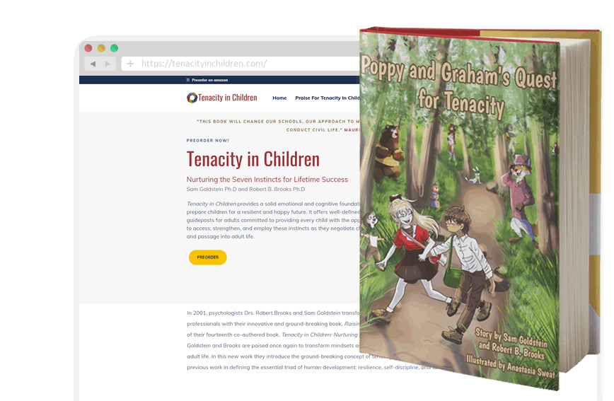 Tenacity in Children Website screenshot