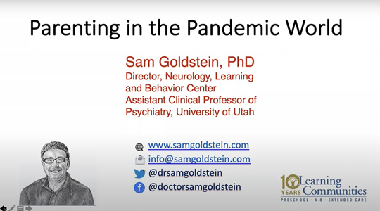 Webinar Dr. Sam Goldstein